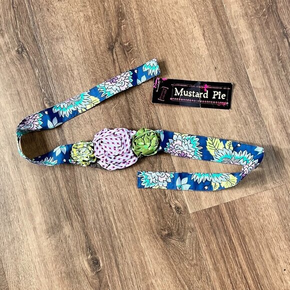 NWT Mustard Pie Alice Wrap In Royal Blue Sz M - Picture 2 of 12